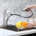 Aquacubic Modern Chrome Kitchen Faucet с выдвижным опрыскивателем для RV Bar Kitchen